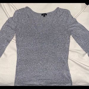 Cute low cut long sleeve shirt